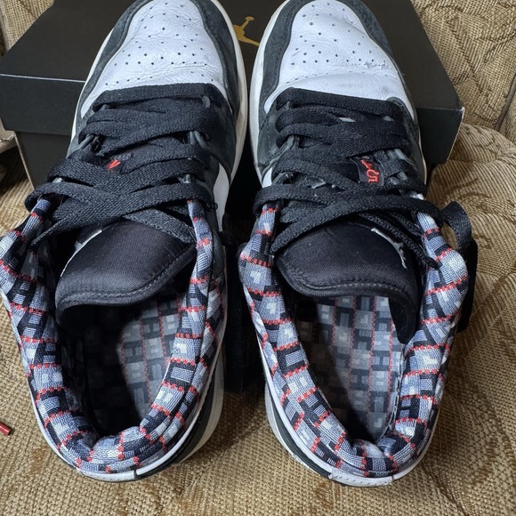 Size 9 - Air Jordan 1 Low Quai 54 2021 Preowned w/ Laces + Box DM0095-106 - Picture 8 of 12